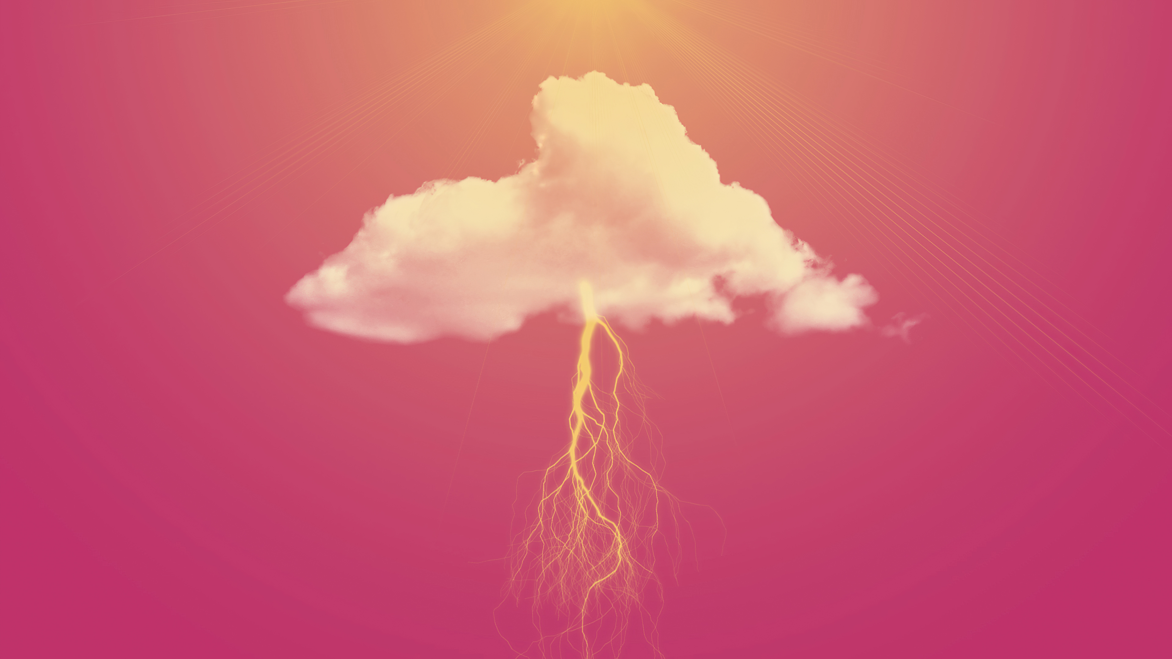 Pink Lightning Wallpapers