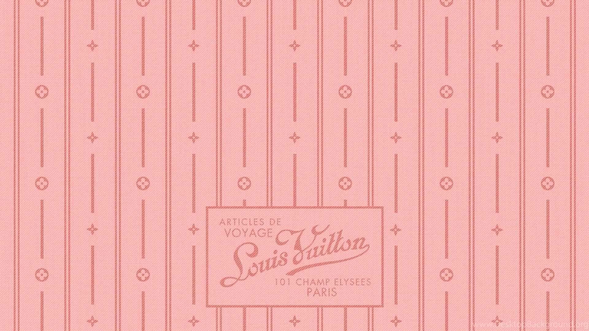 Pink Louis Vuitton Desktop Wallpapers