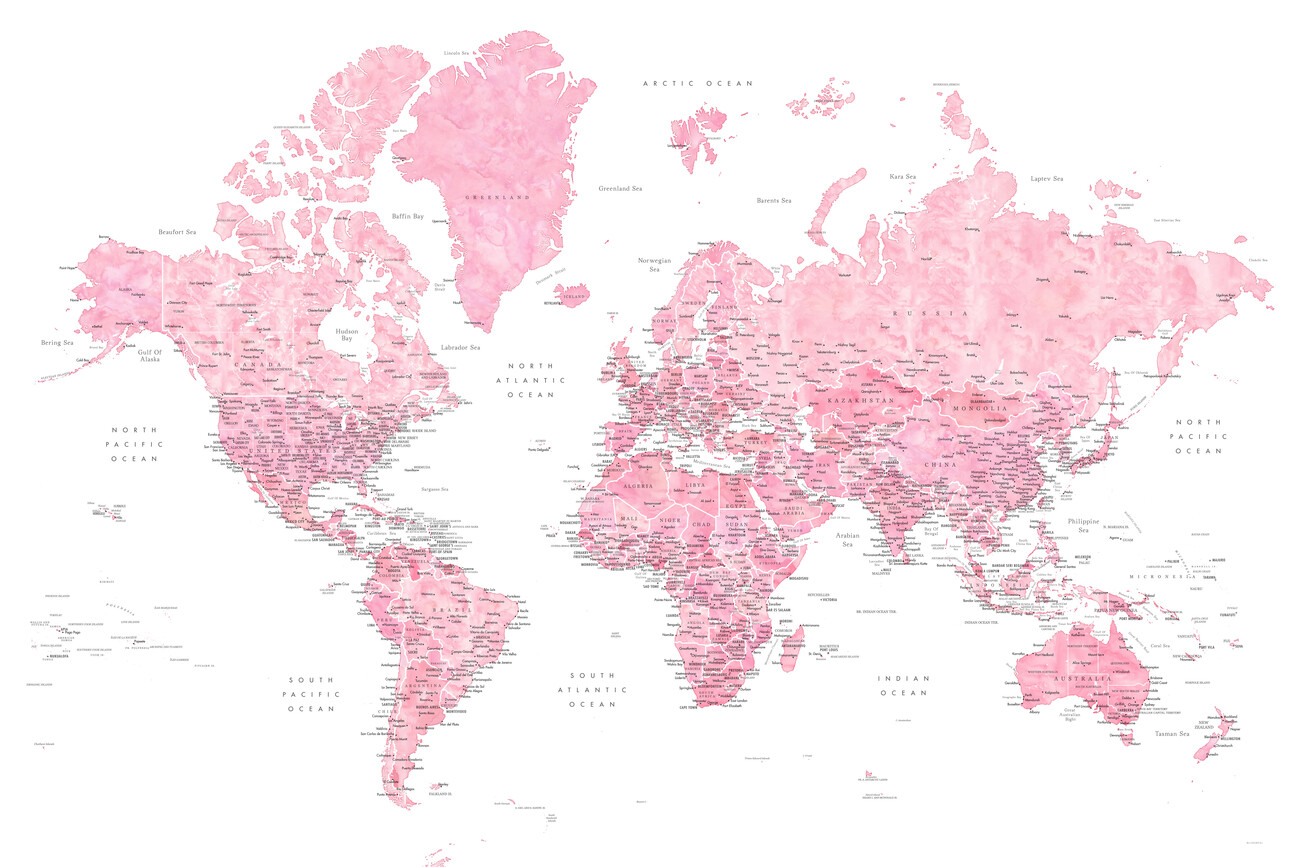 Pink Map Wallpapers