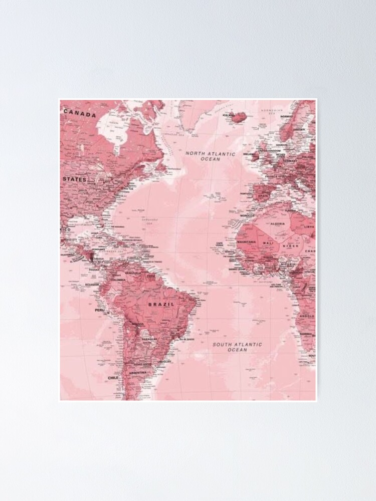 Pink Map Wallpapers