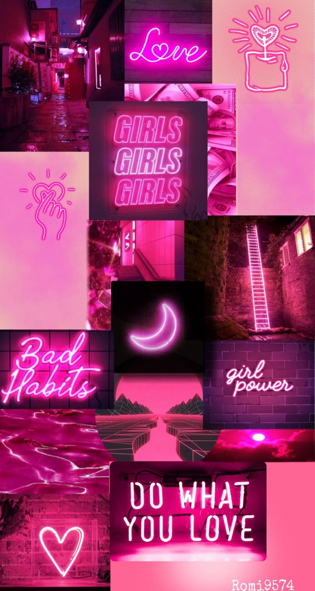 Pink Neon Aesthetic Wallpapers