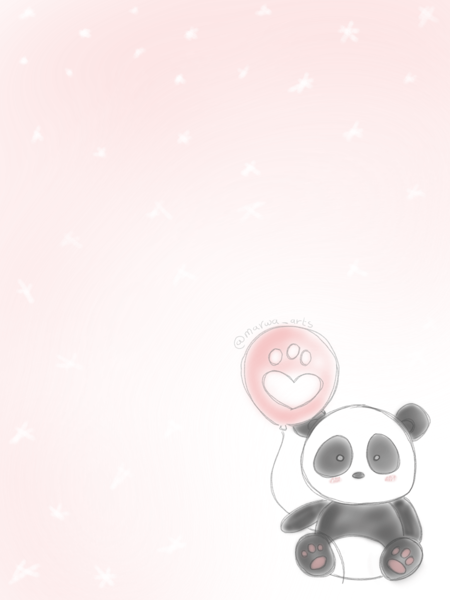 Pink Panda Wallpapers