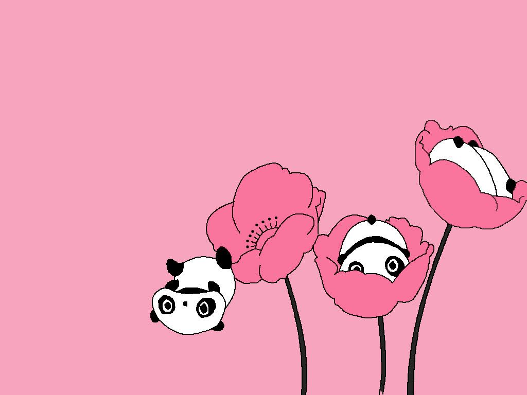 Pink Panda Wallpapers