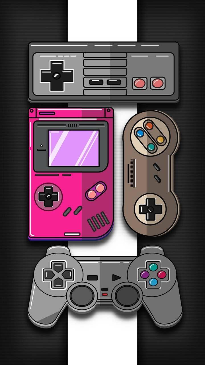 Pink Retro Gamer Girl Aesthetic Wallpapers