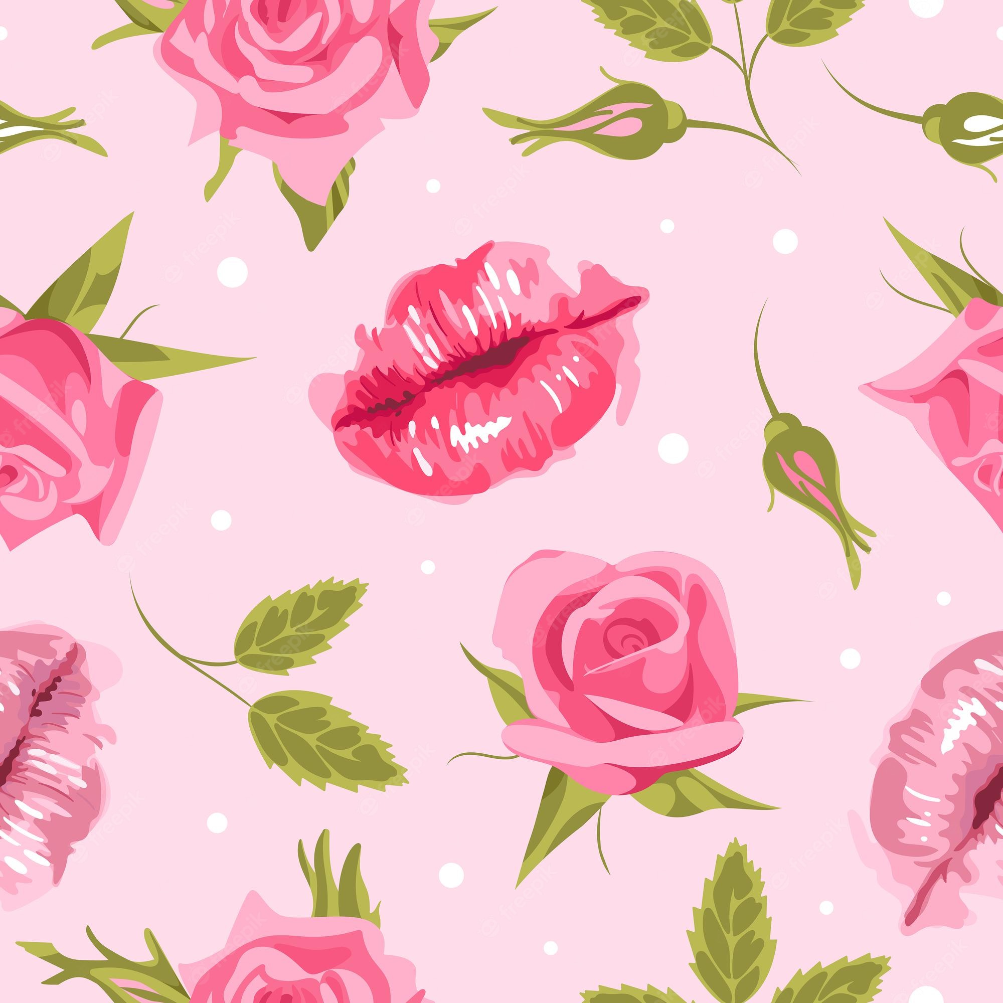 Pink Roses Vintage Wallpapers