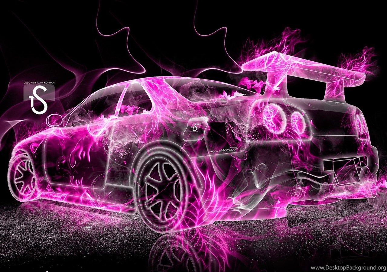 Pink Sports Car Wallpapers