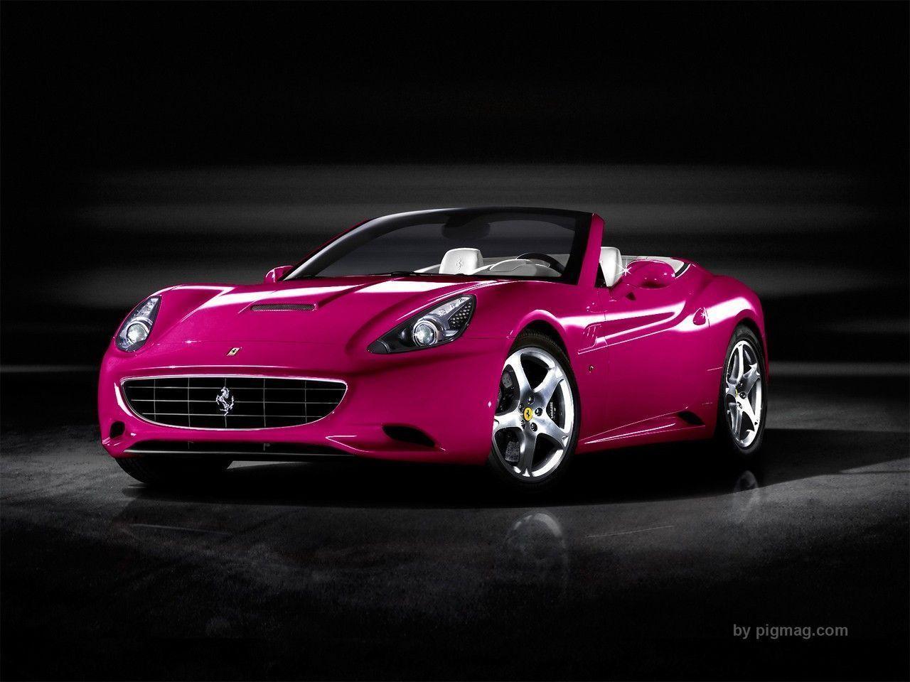 Pink Sports Car Wallpapers