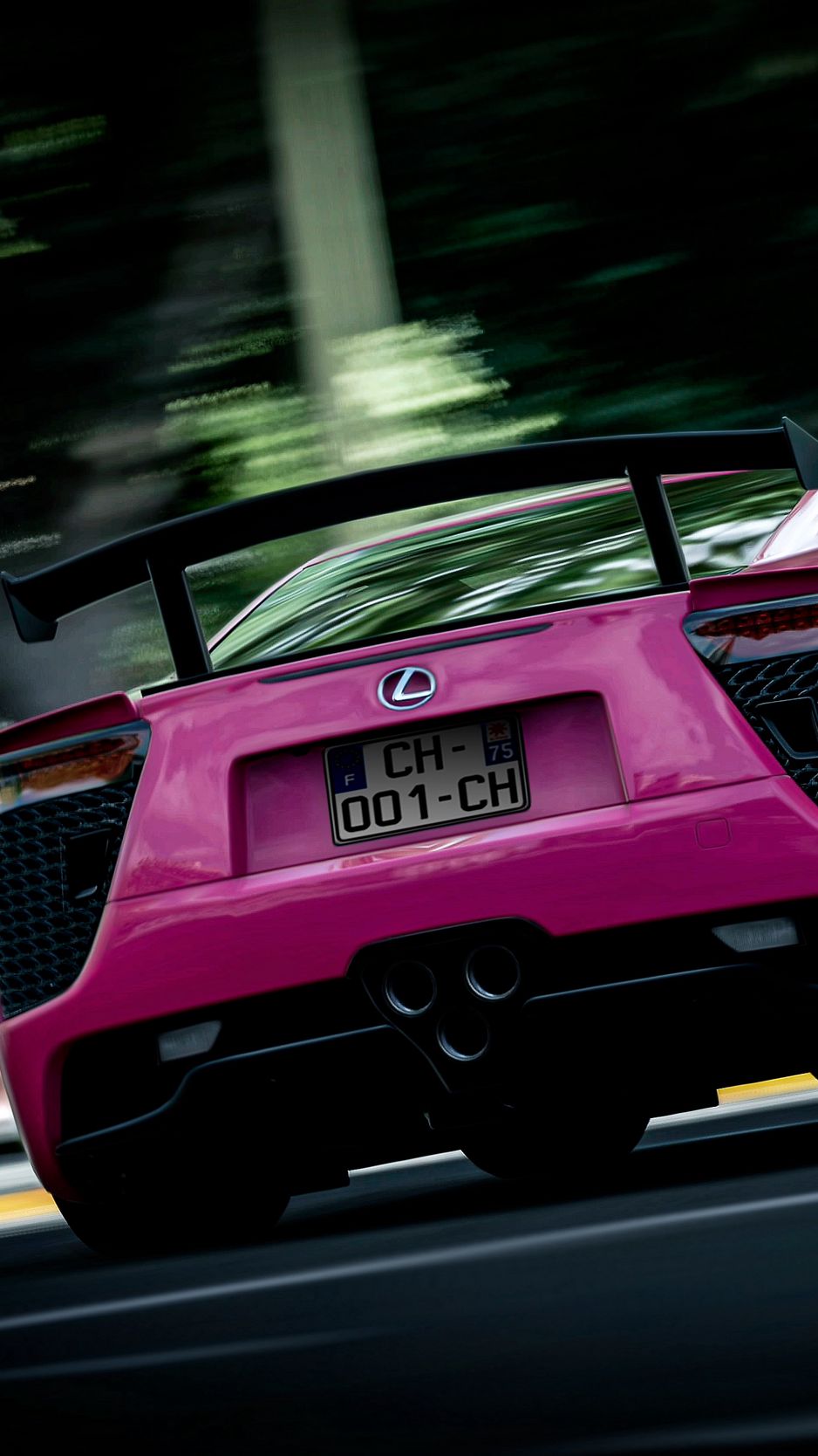 Pink Sports Car Wallpapers