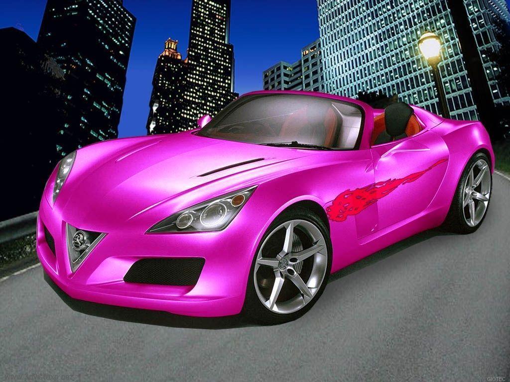 Pink Sports Car Wallpapers