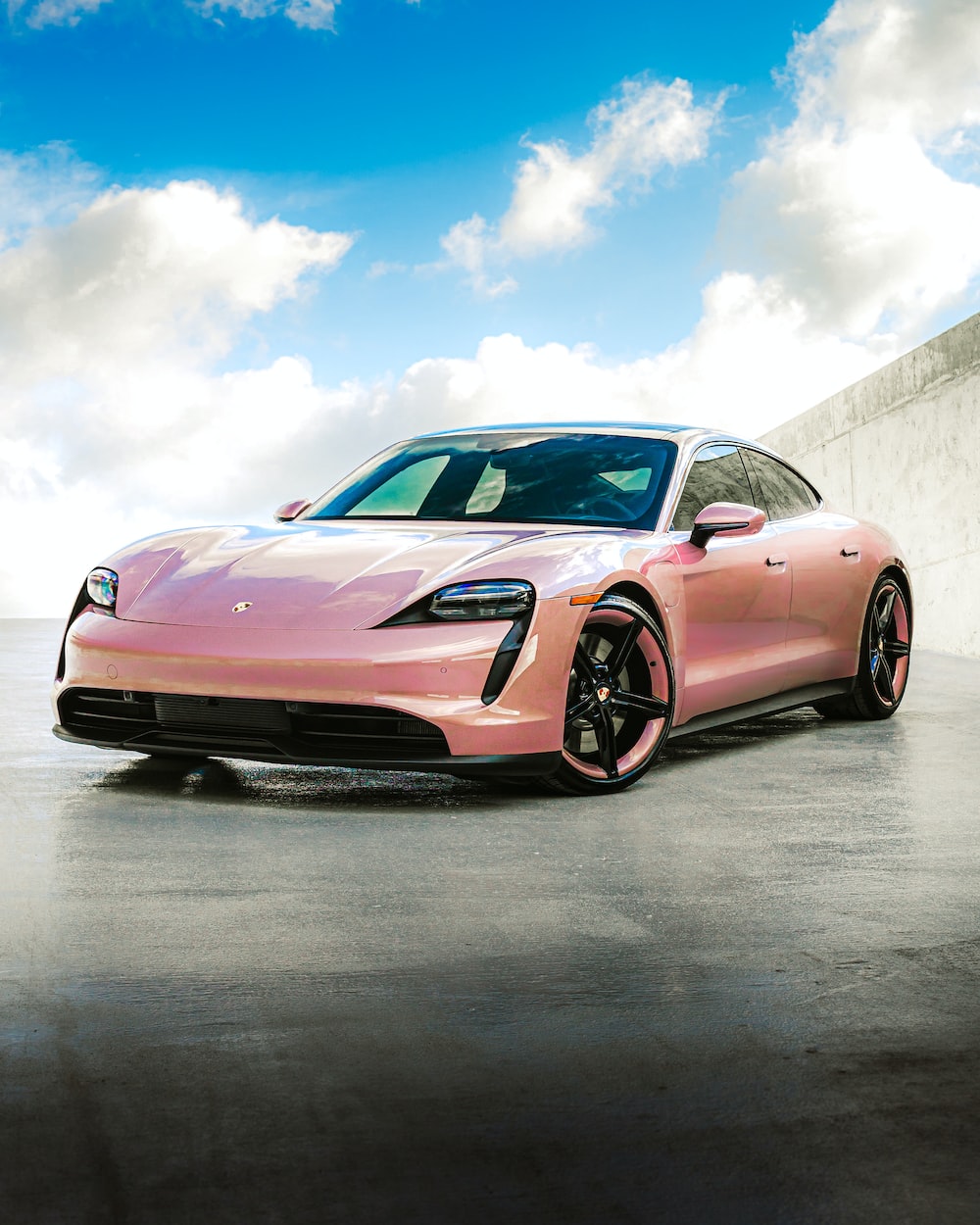 Pink Sports Car Wallpapers