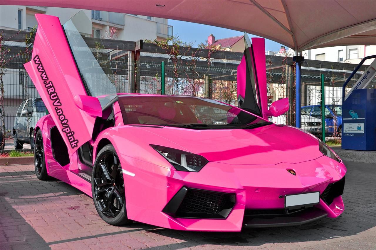 Pink Sports Car Wallpapers