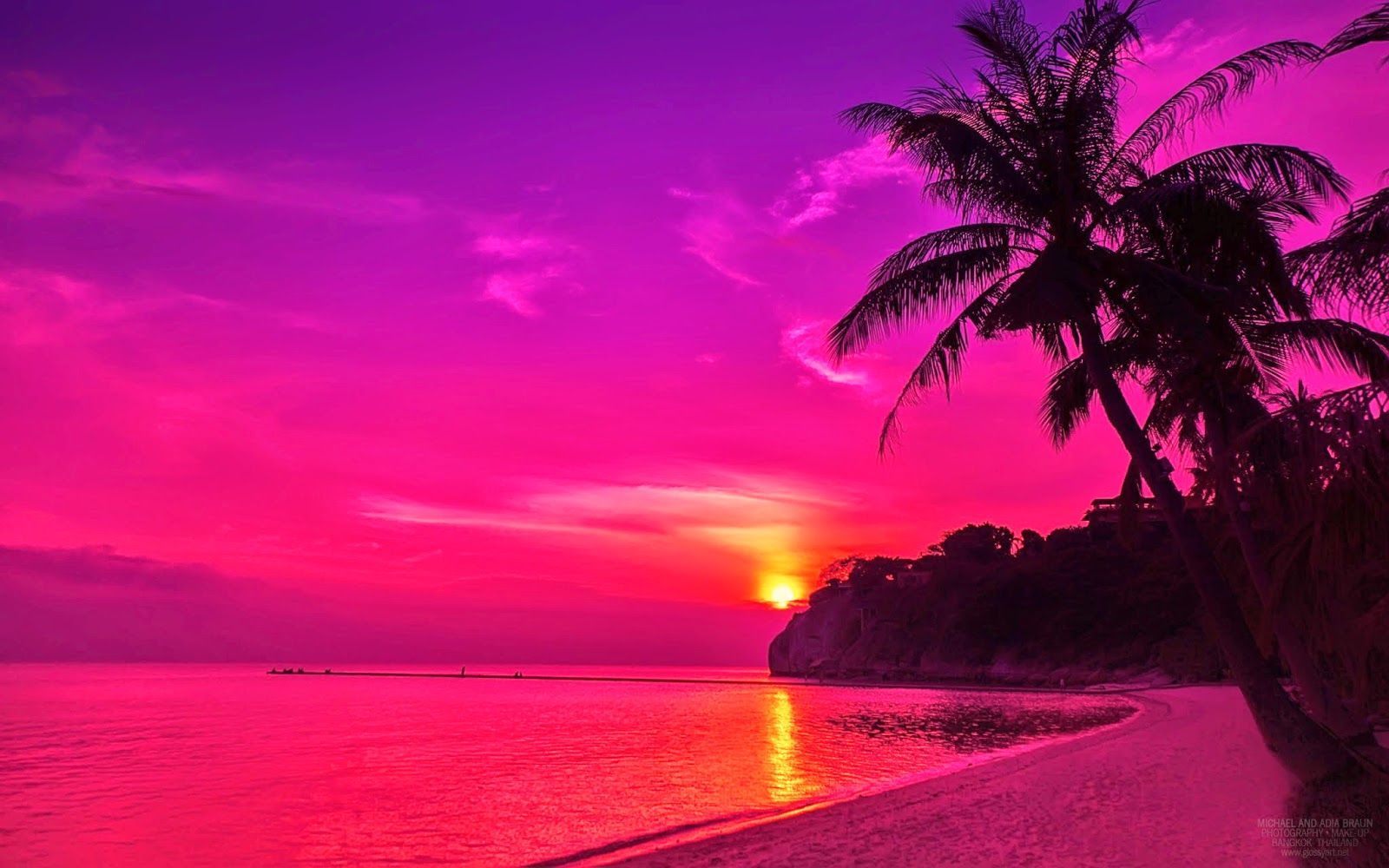 Pink Sunset Wallpapers