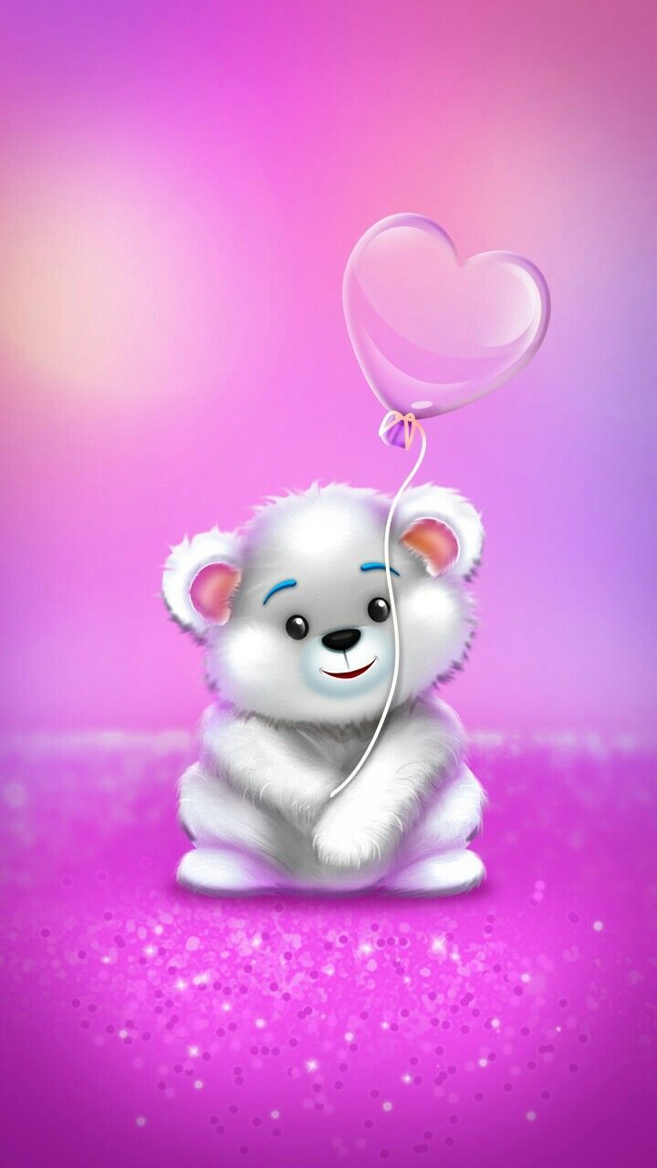 Pink Teddy Bear Wallpapers