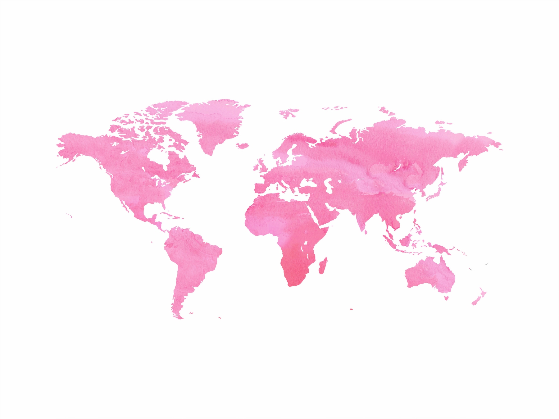 Pink World Map Wallpapers