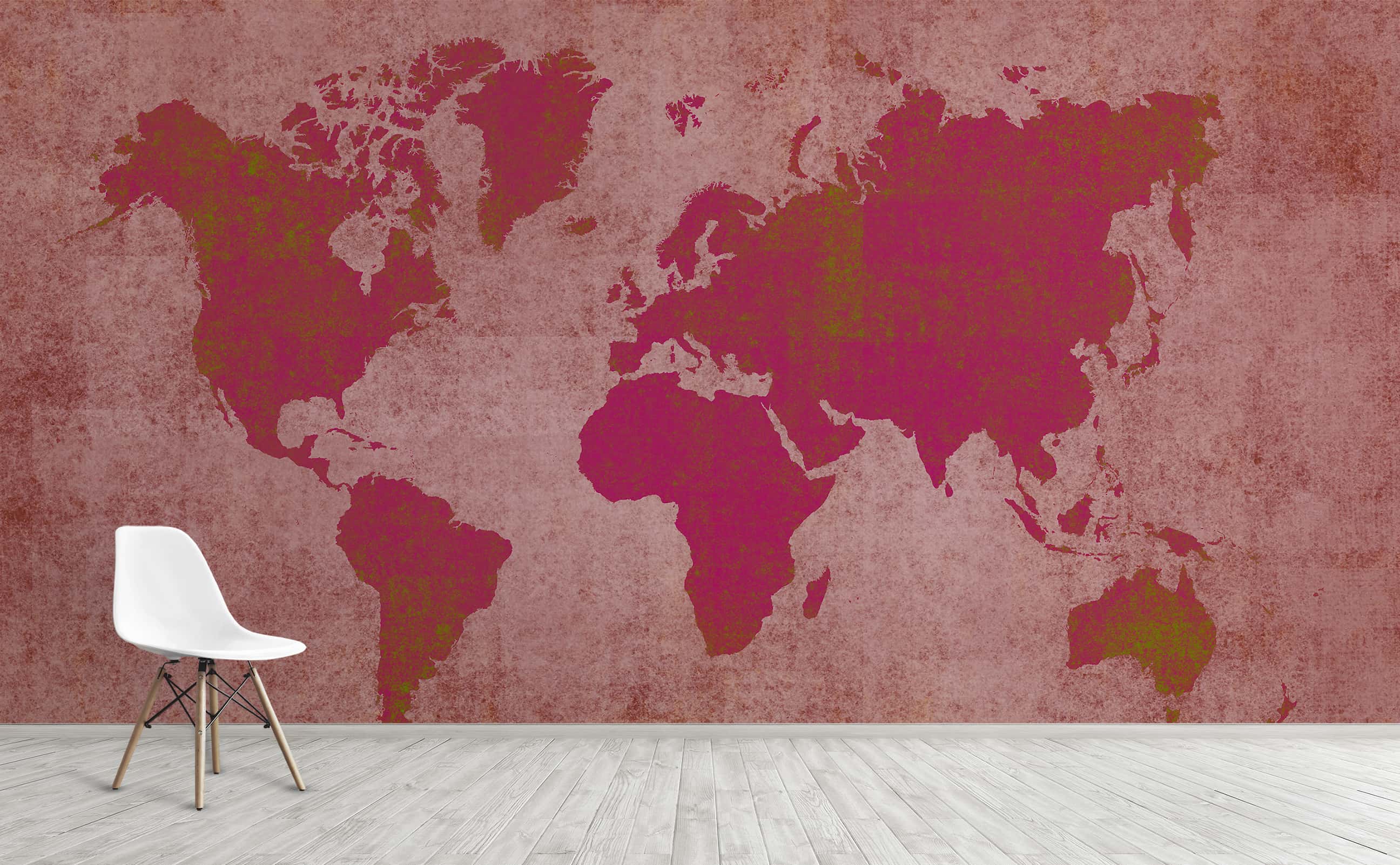 Pink World Map Wallpapers