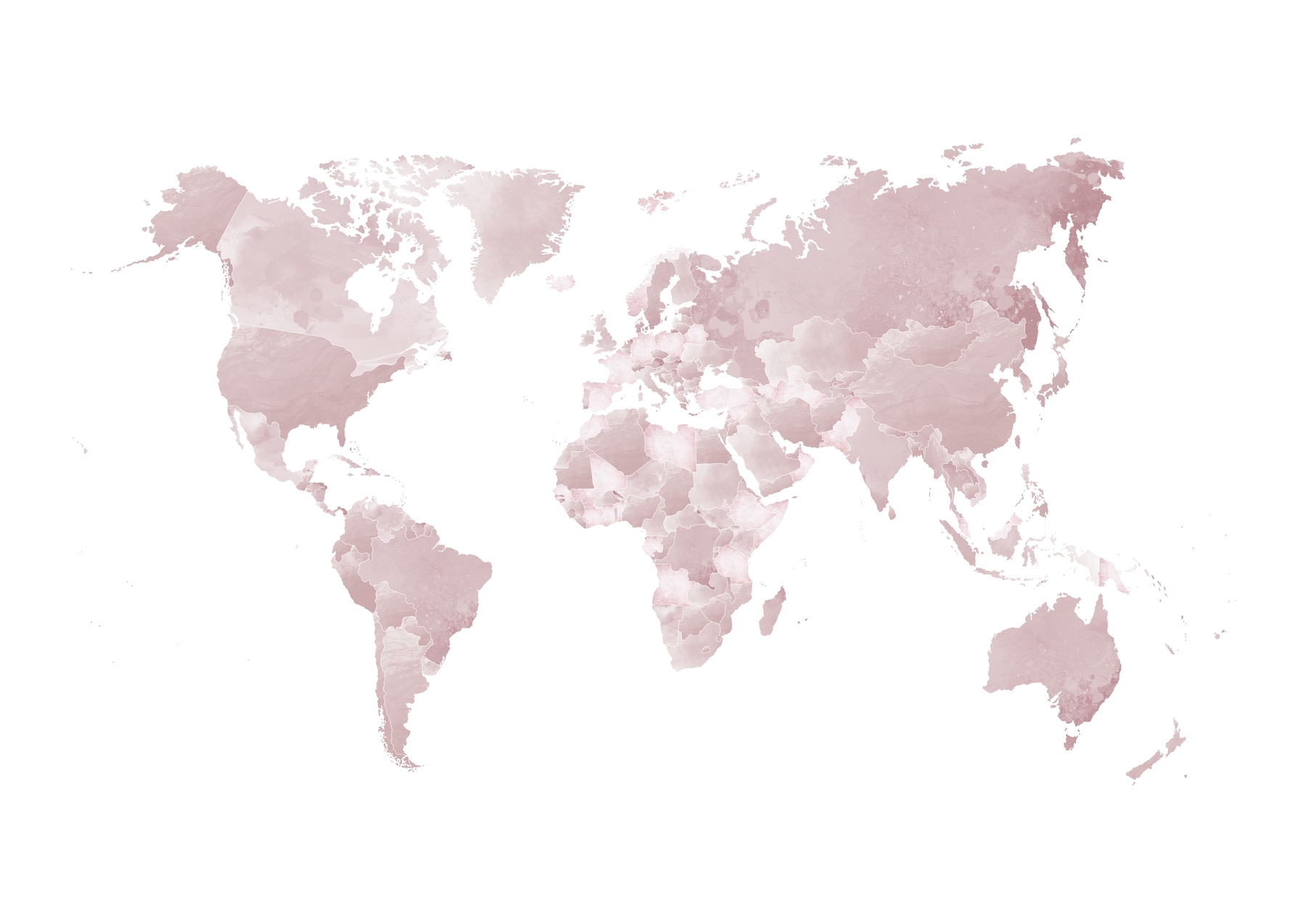 Pink World Map Wallpapers