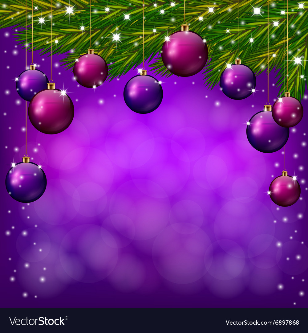 Purple Christmas Background