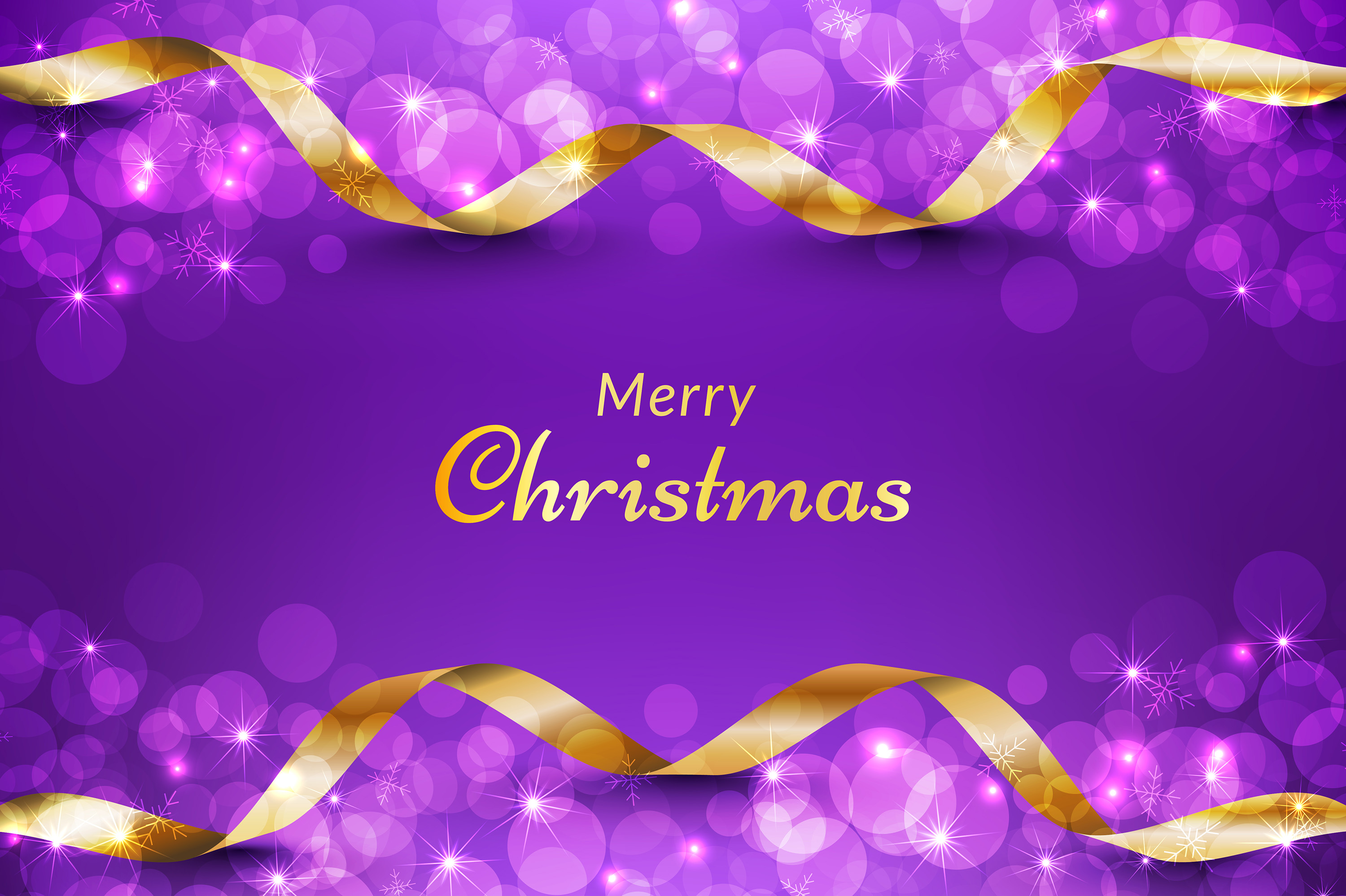 Purple Christmas Background