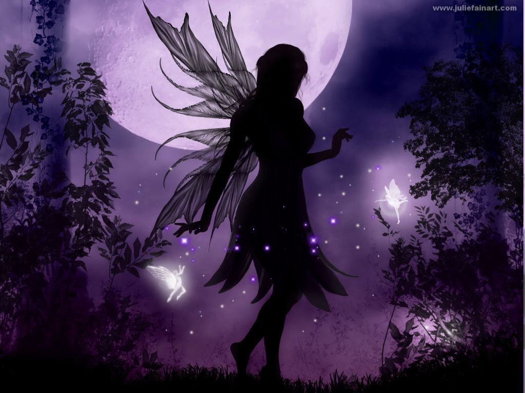 Purple Fairy Background