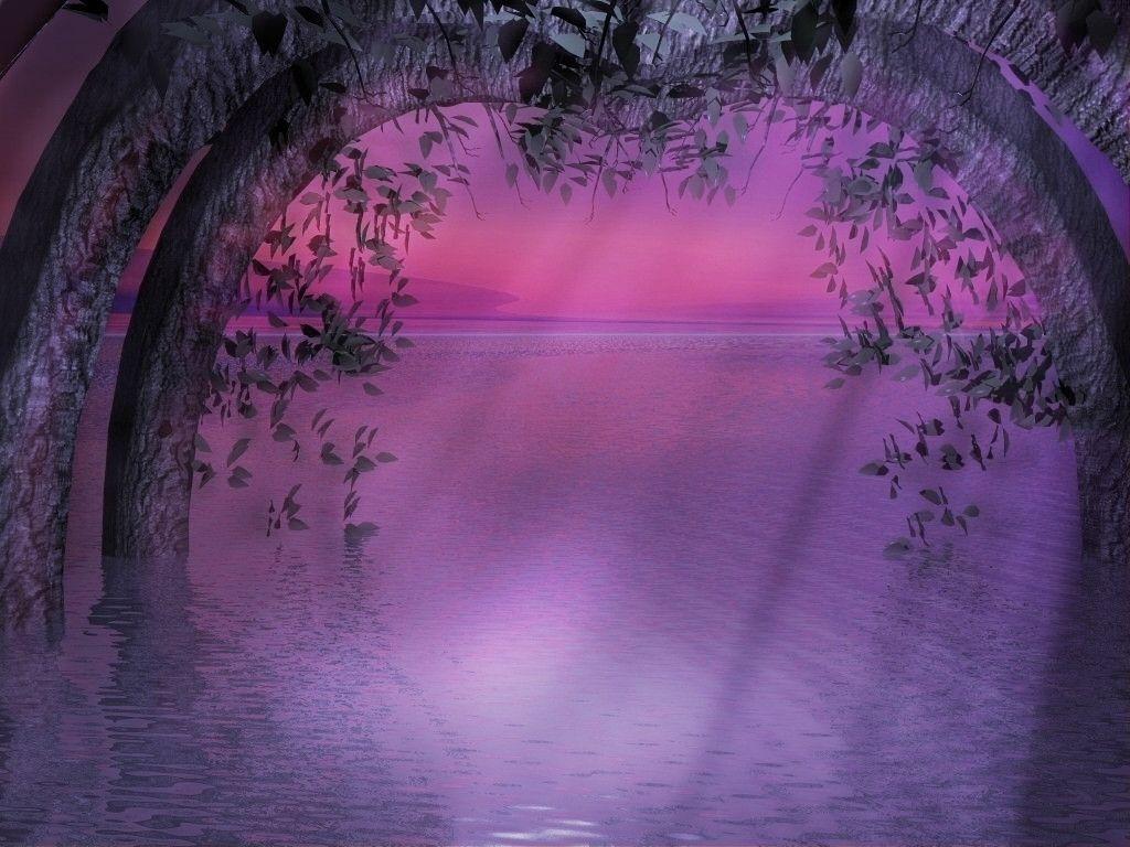 Purple Fairy Background