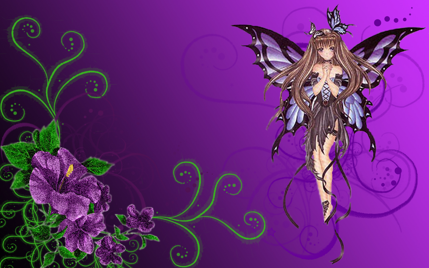 Purple Fairy Background