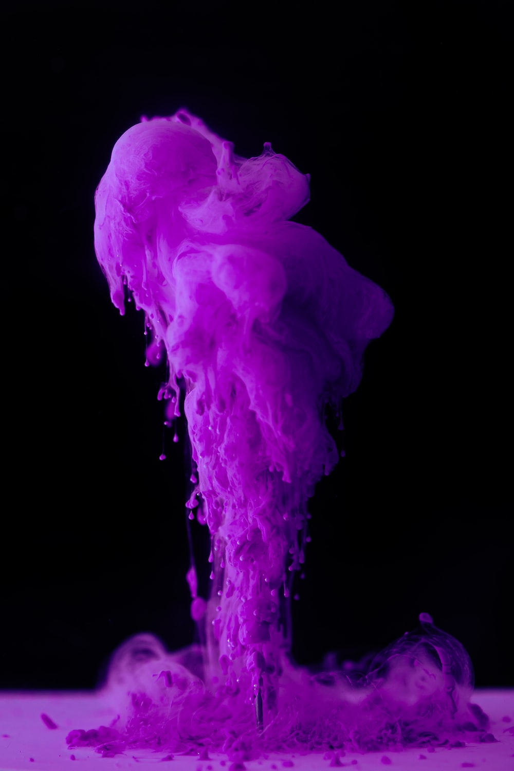 Purple Smoke Background