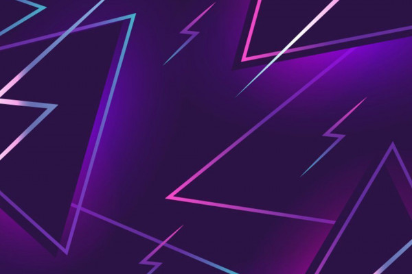 Purple Triangle Background