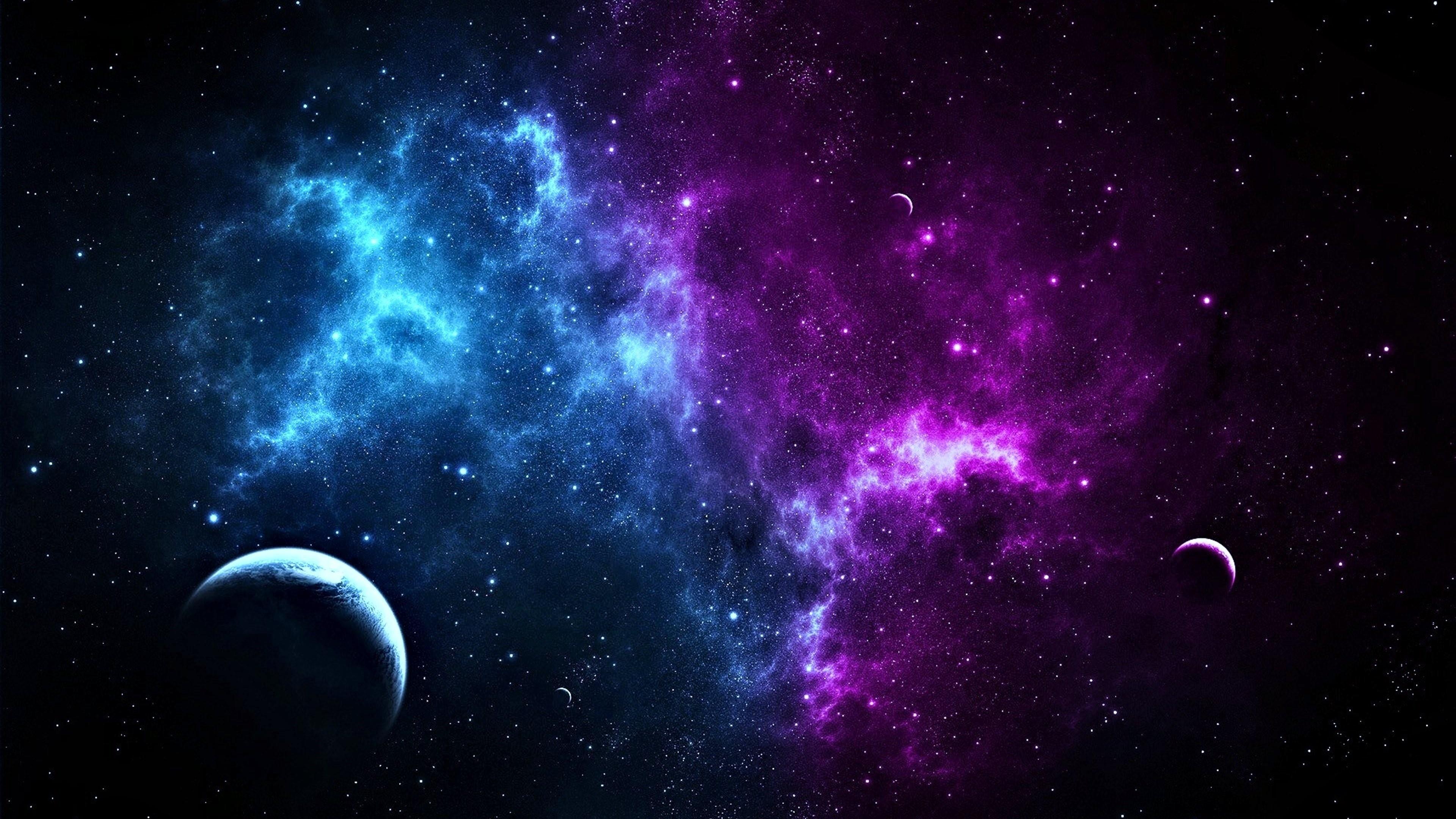 Purple Universe Background