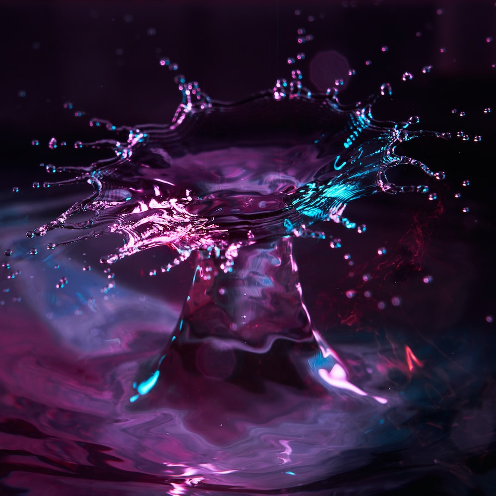 Purple Water Background