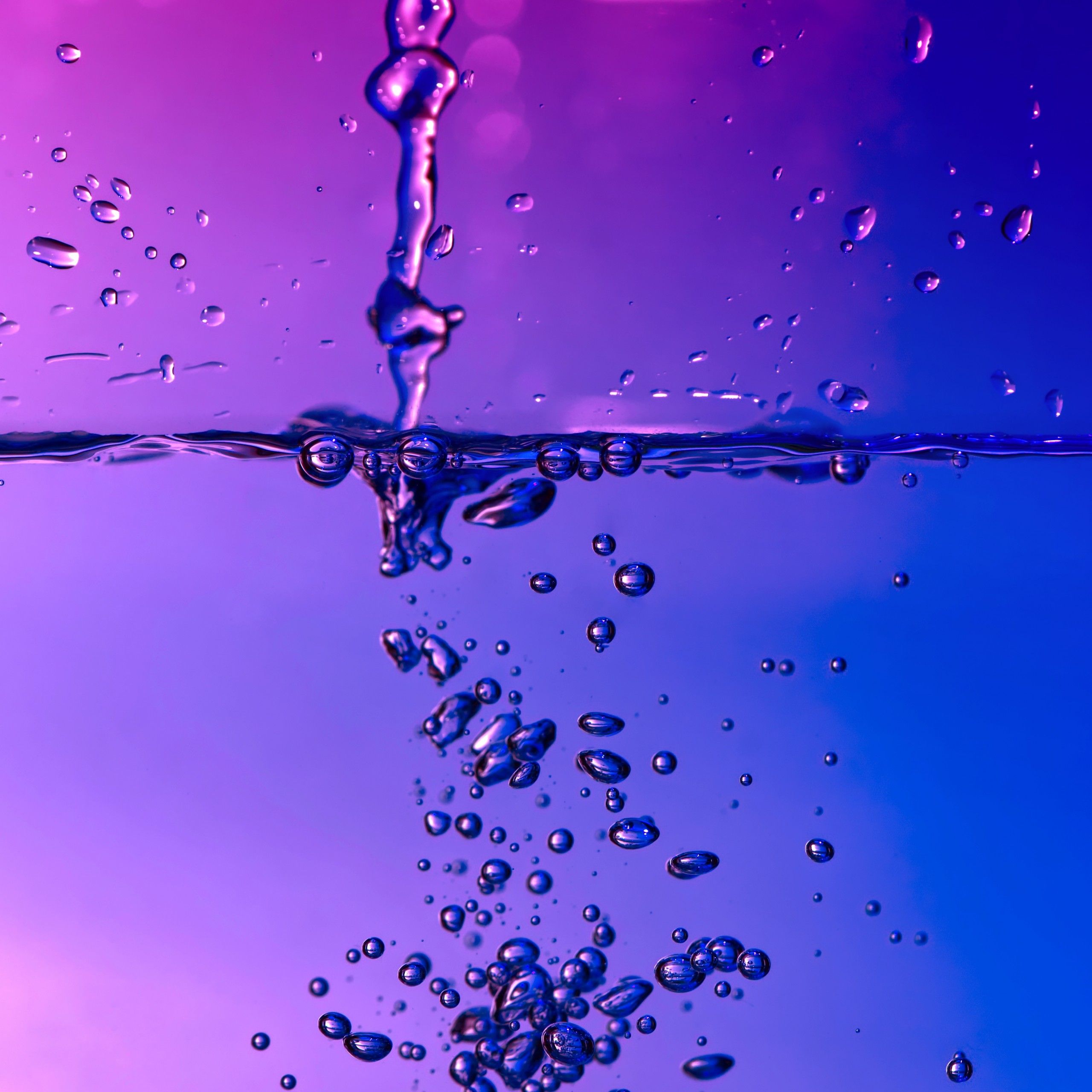 Purple Water Background