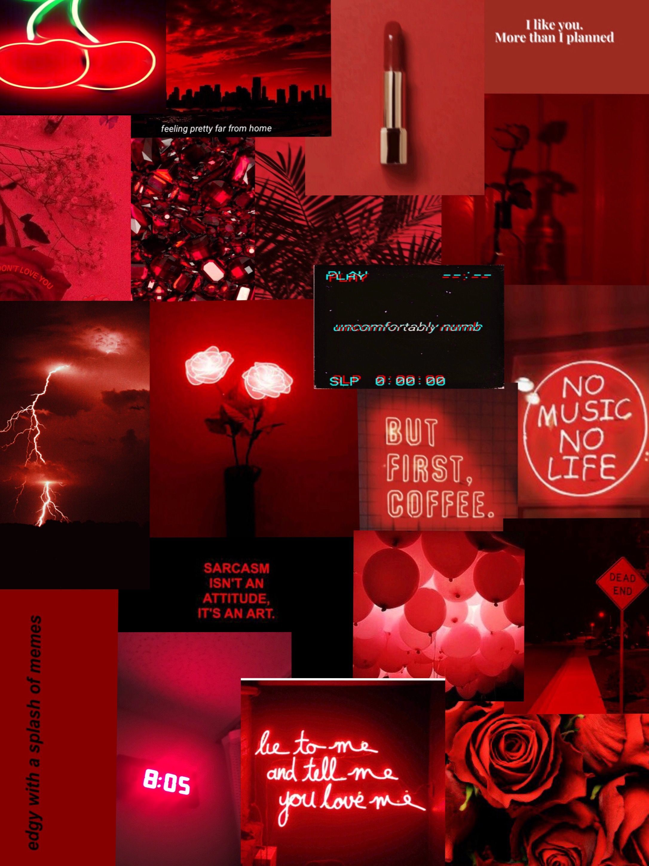 Red Aesthetic Phone Wallpapers