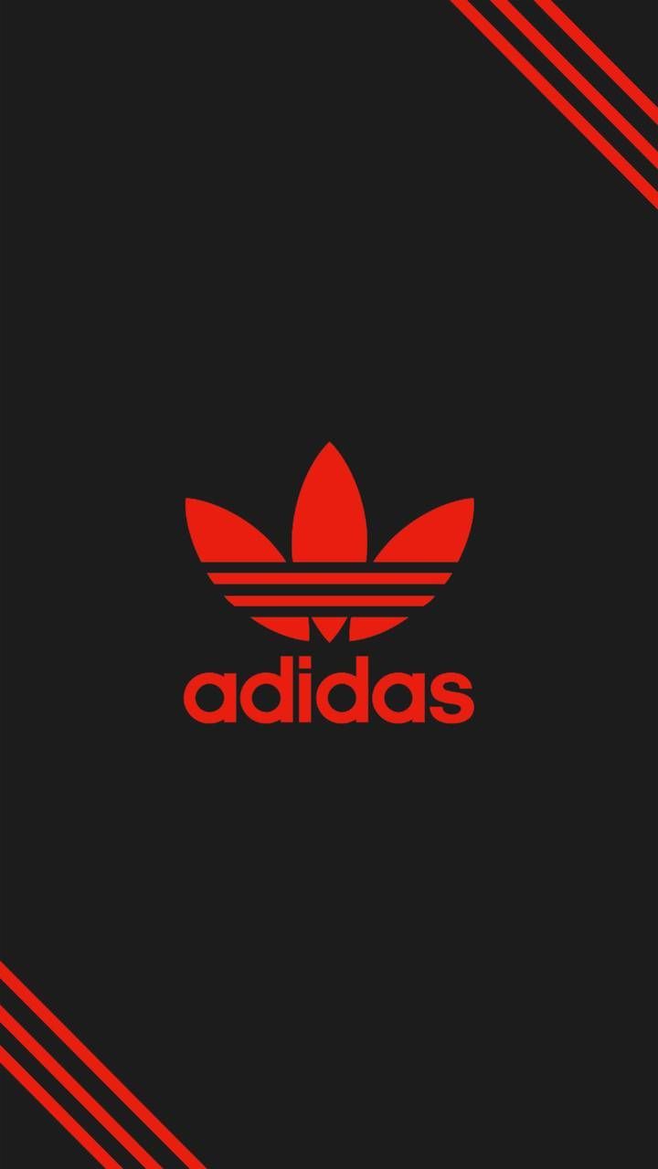 Red And Black Adidas Logo Wallpapers