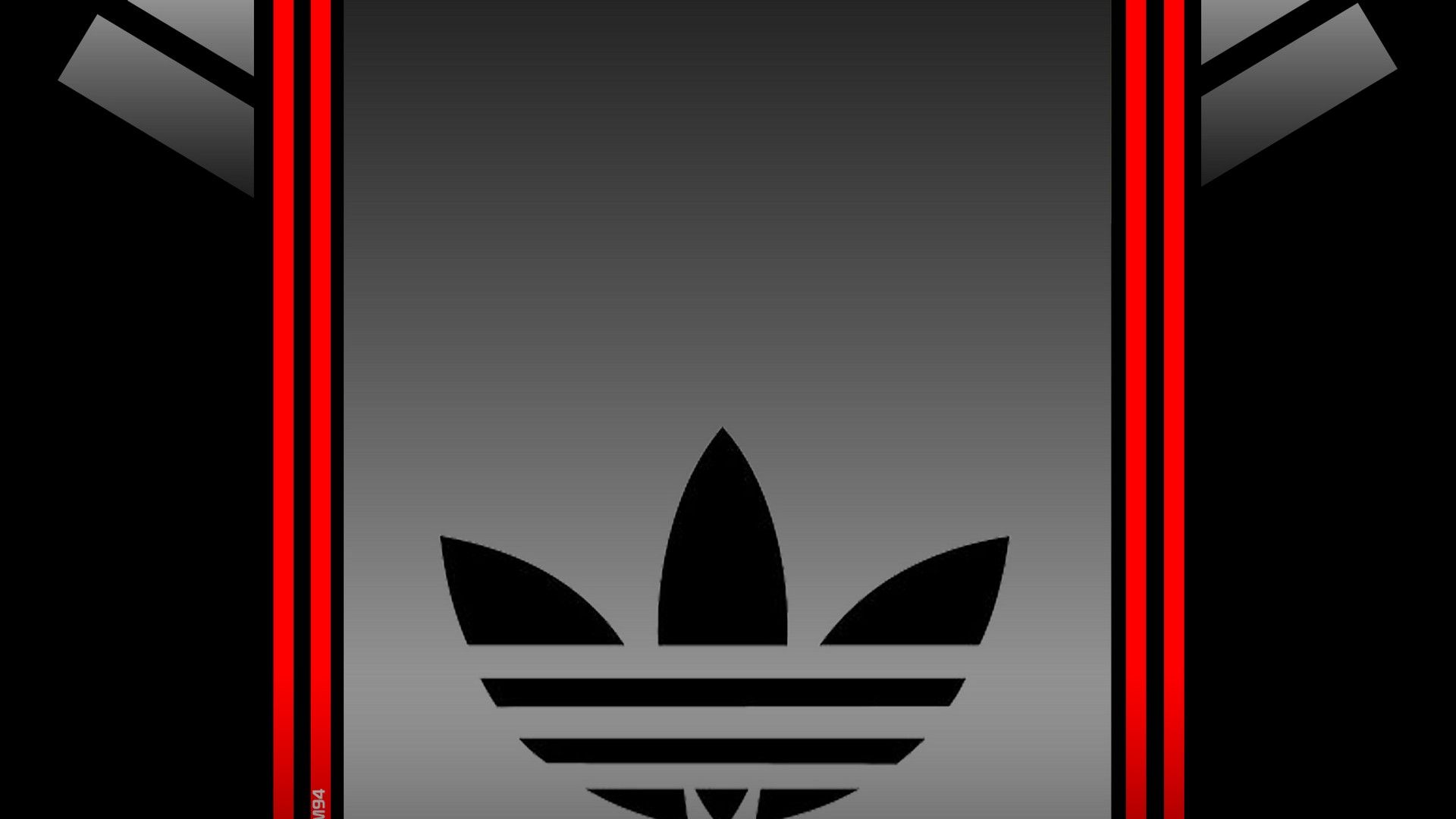 Red And Black Adidas Logo Wallpapers