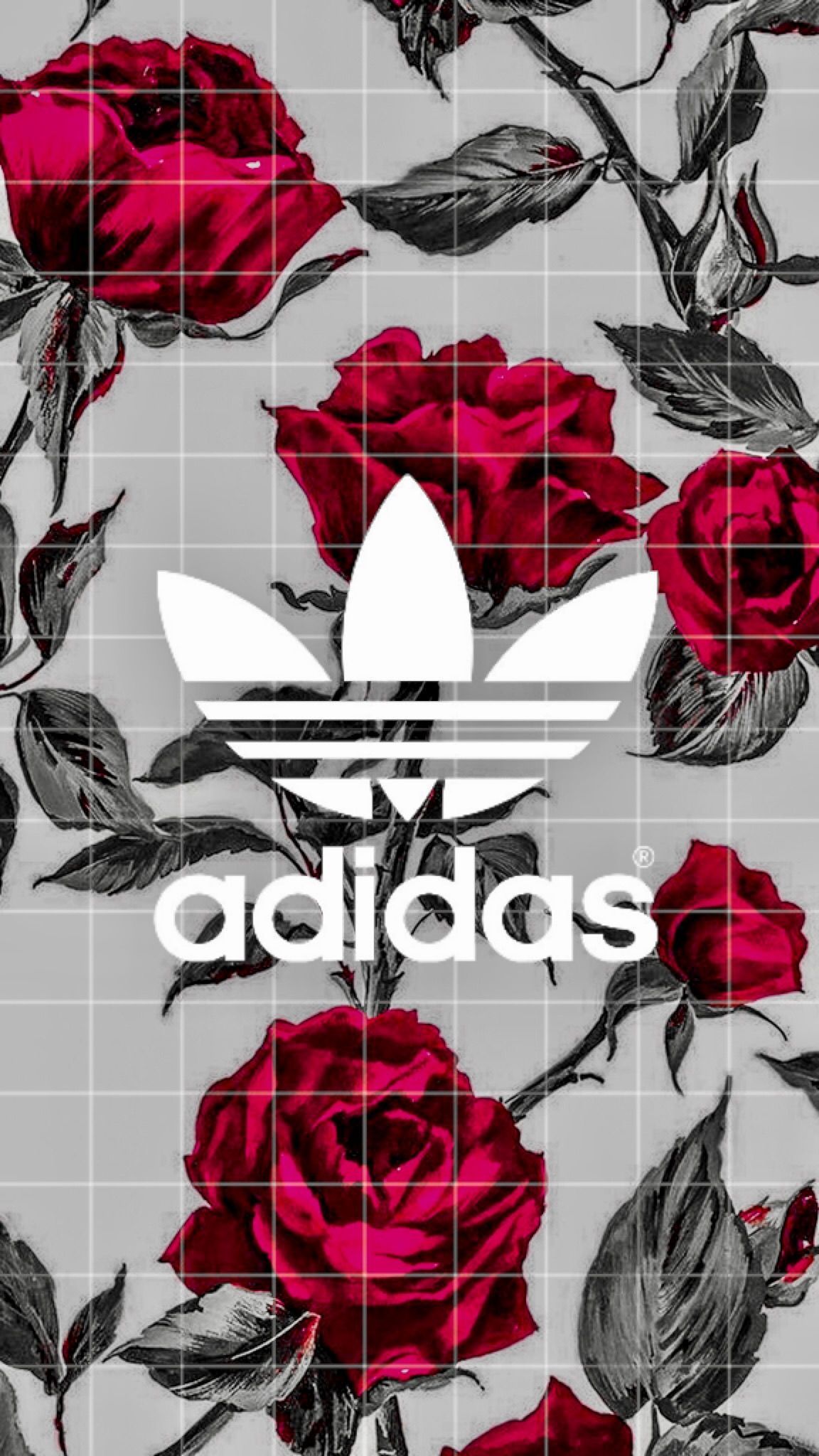 Red And Black Adidas Logo Wallpapers