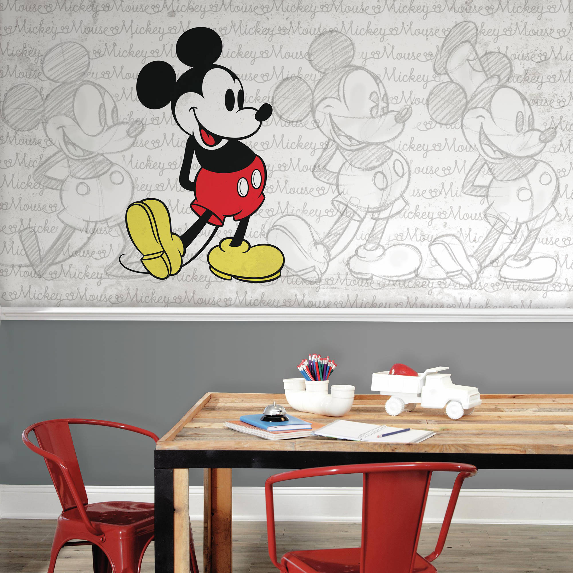 Red And Black Mickey Mouse Wallpapers