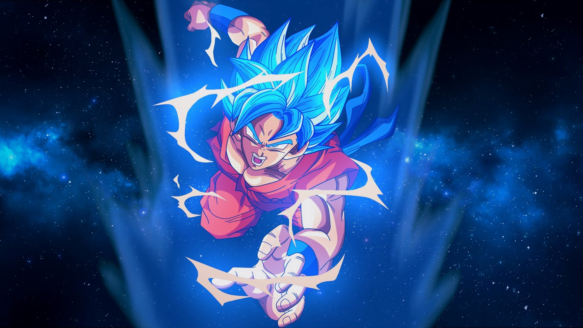 Red And Blue Goku Wallpapers