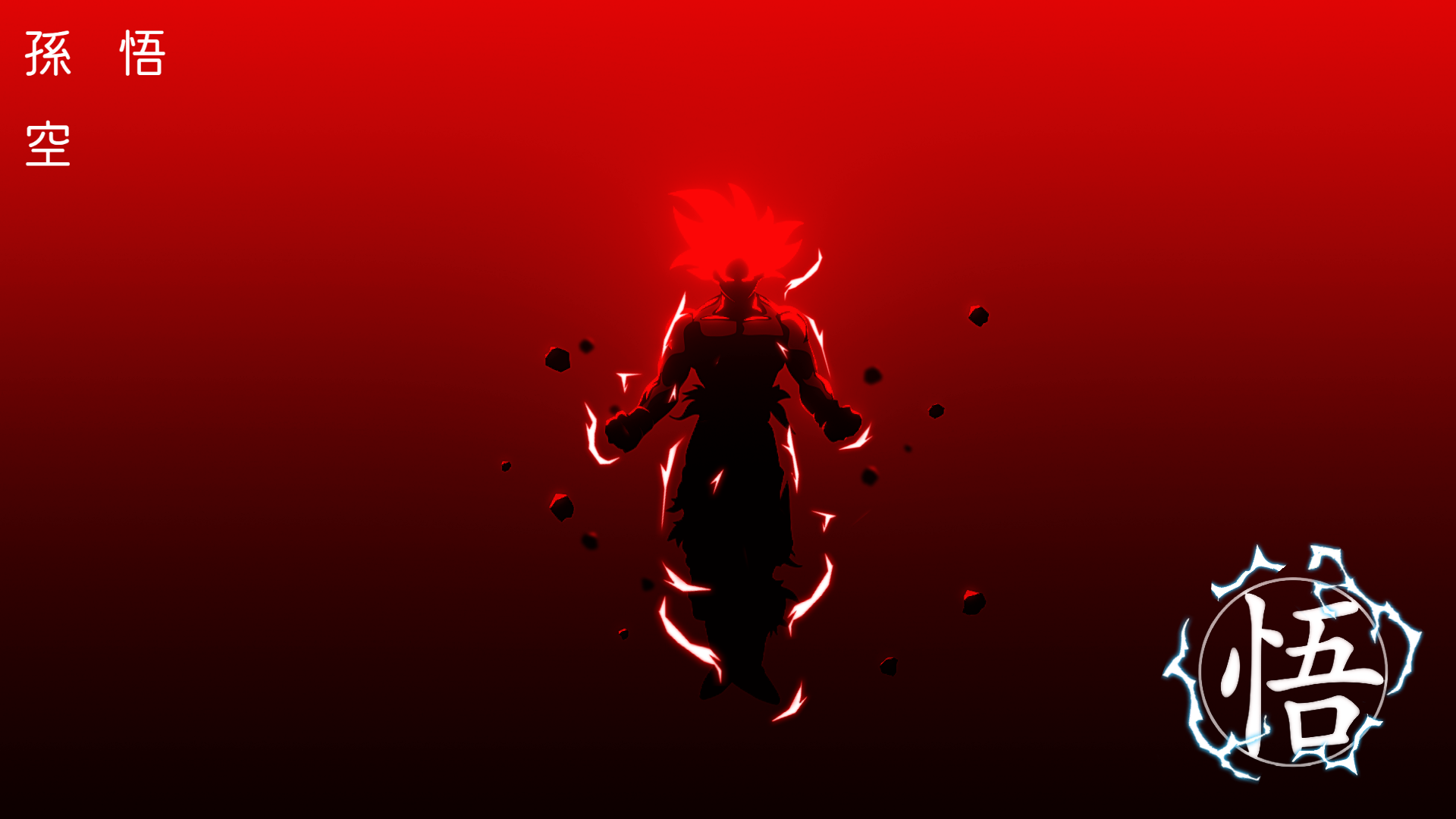 Red And Blue Goku Wallpapers