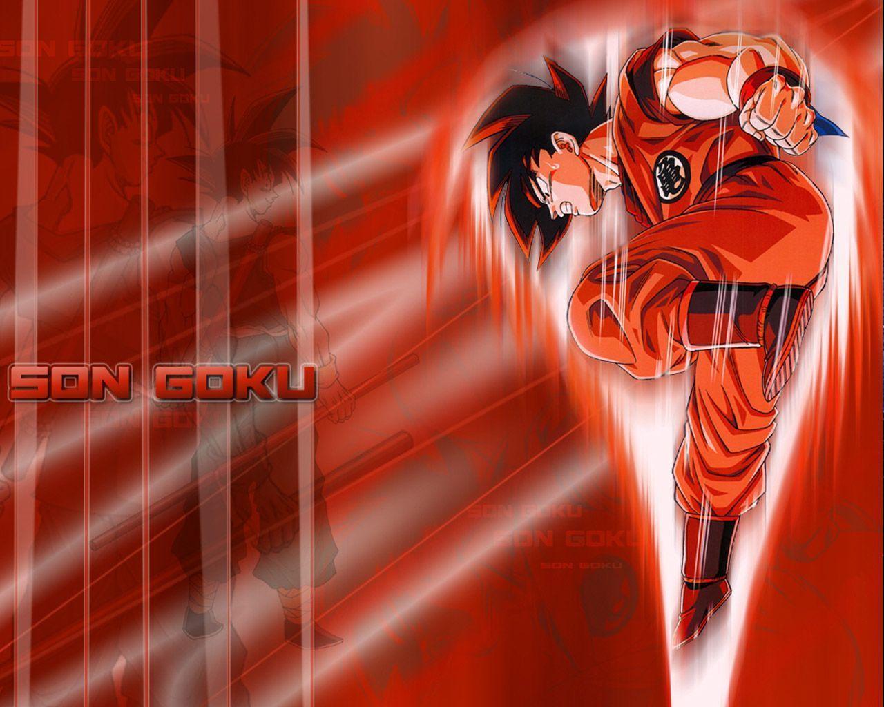 Red And Blue Goku Wallpapers