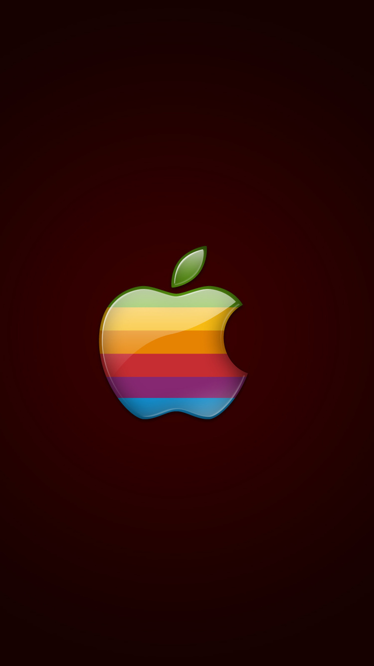 Red Apple Logo Iphone 6 Wallpapers