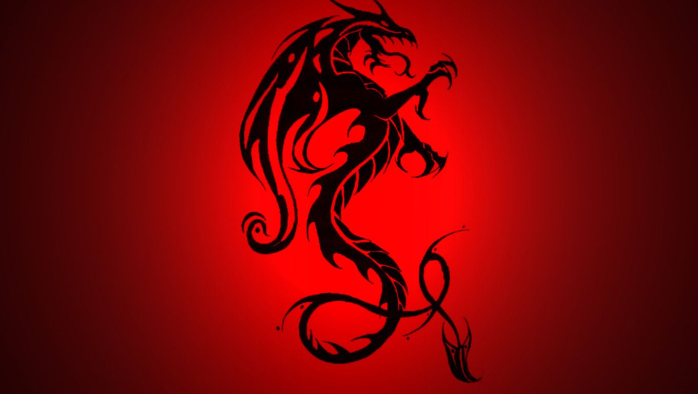 Red Black Dragon Wallpapers