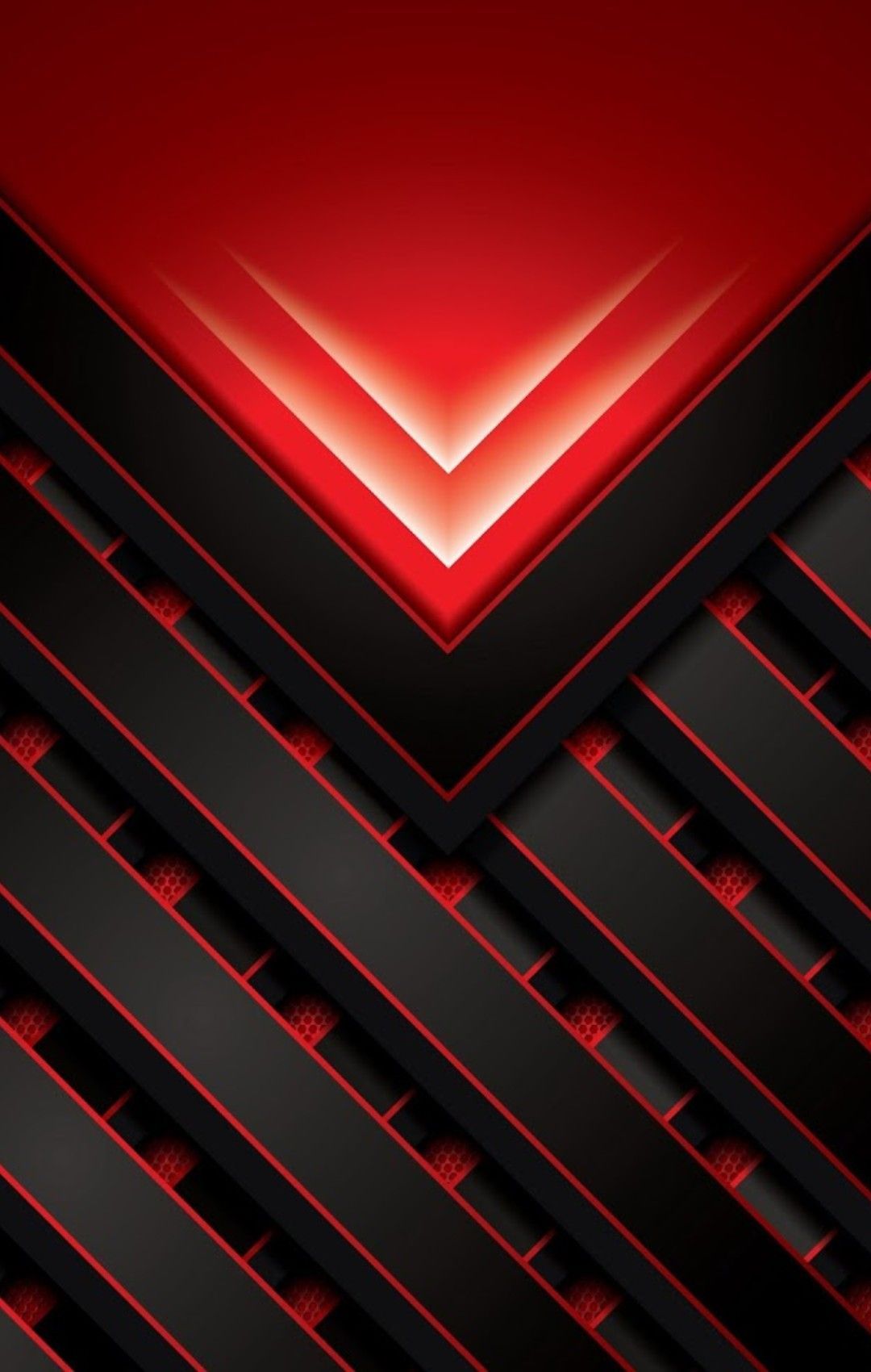 Red Black Geometric Wallpapers