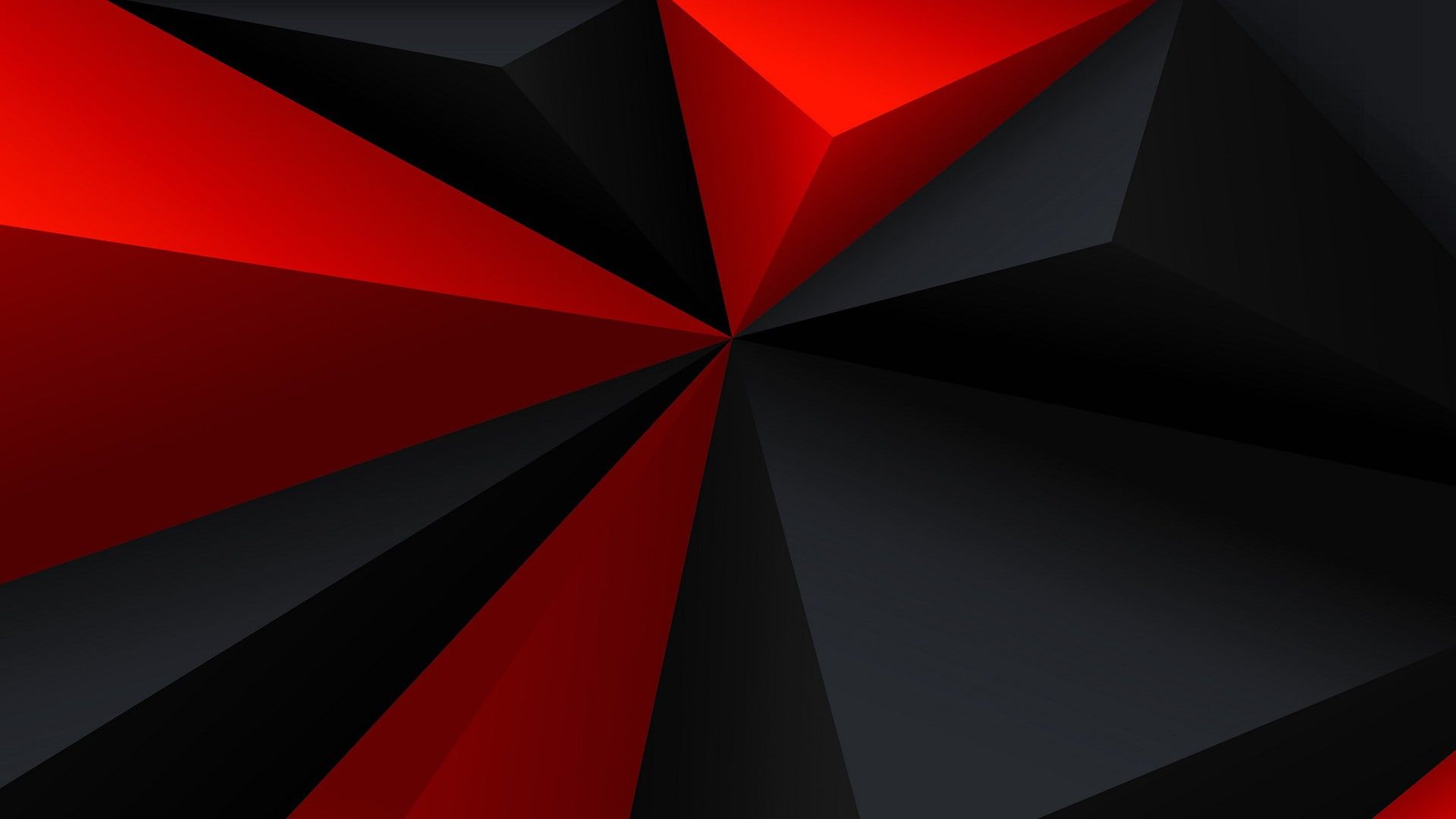 Red Black Geometric Wallpapers