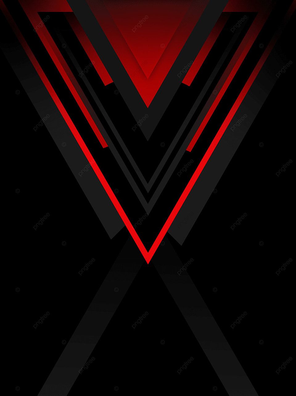 Red Black Geometric Wallpapers