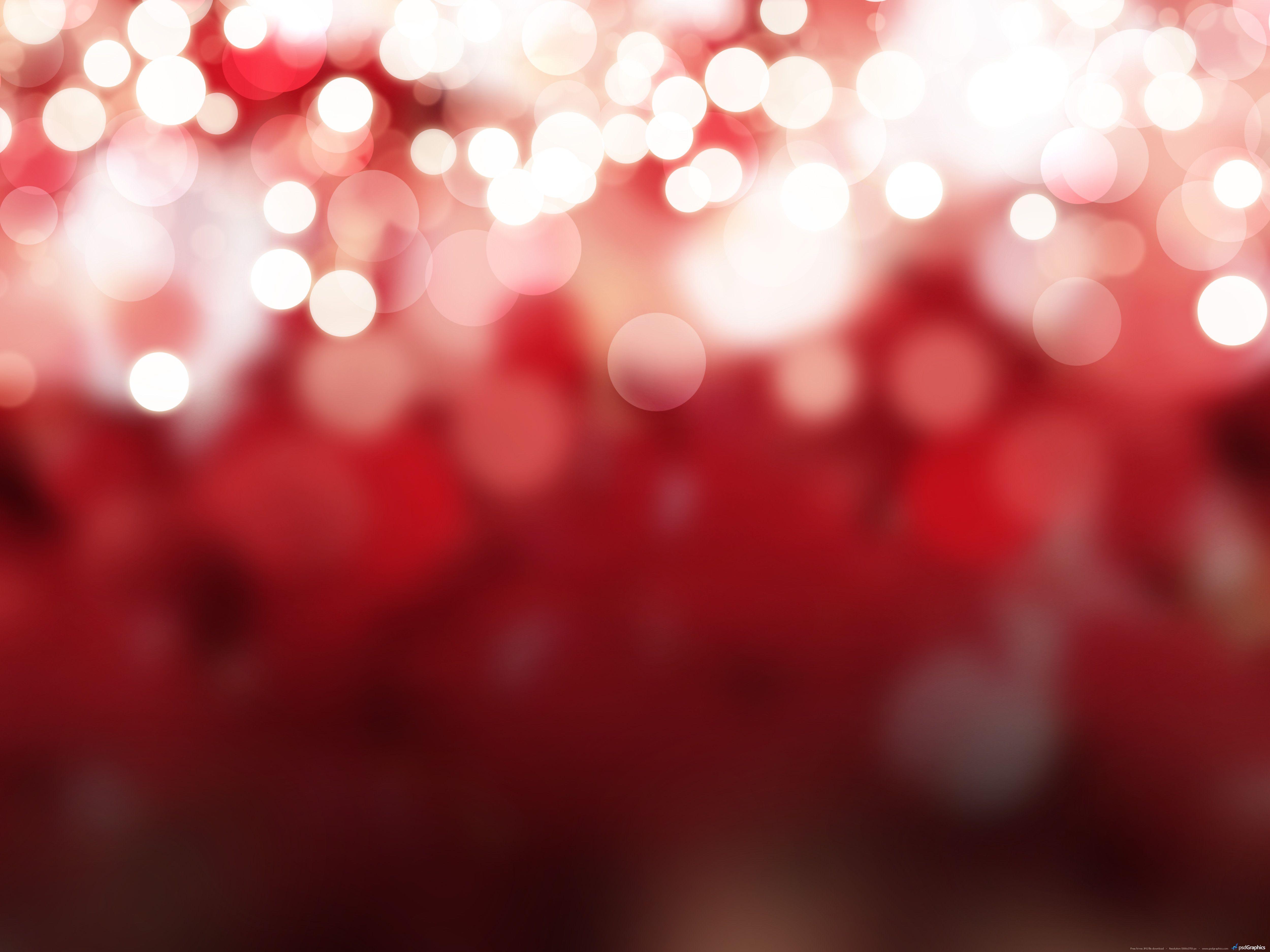 Red Christmas Lights Wallpapers