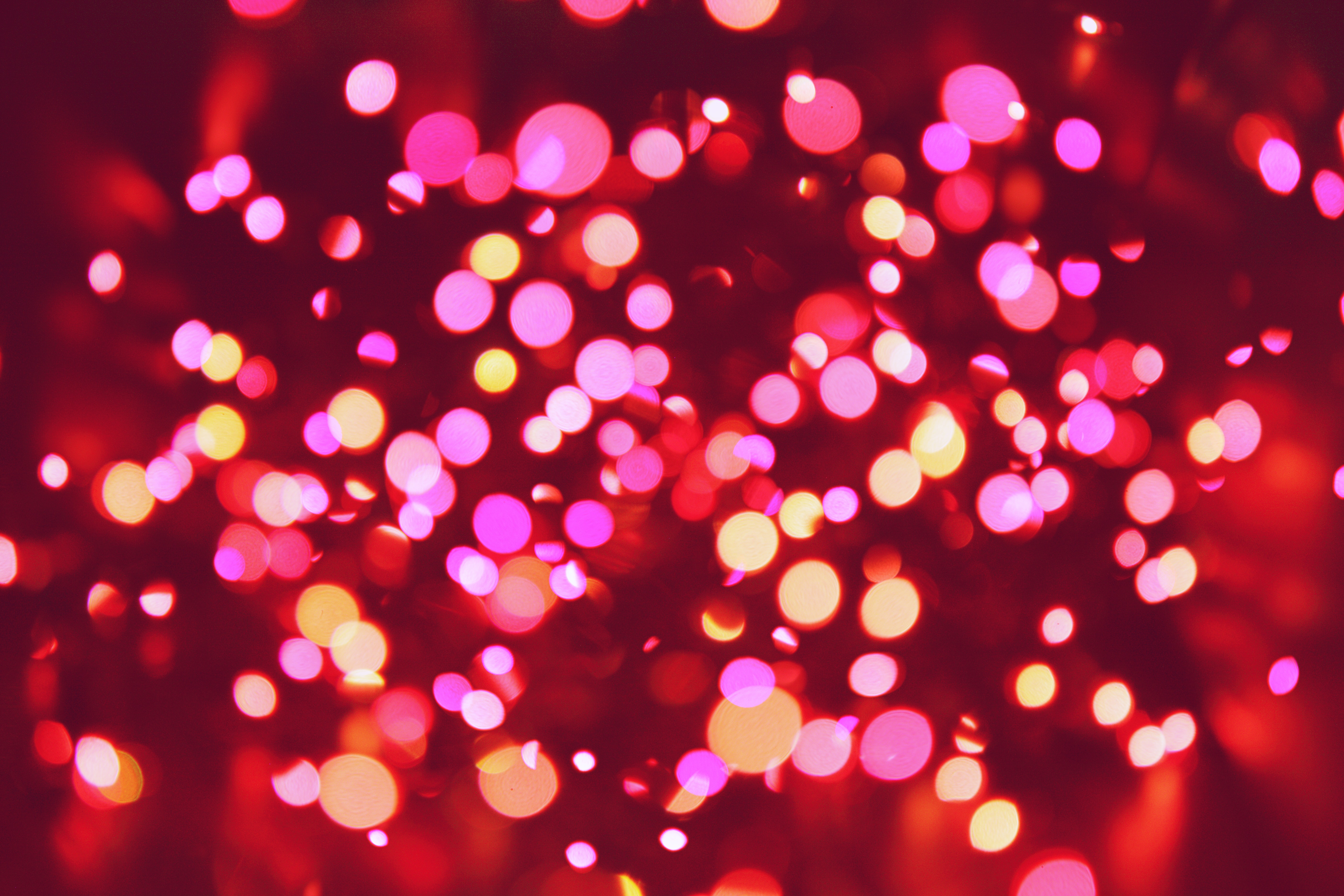 Red Christmas Lights Wallpapers