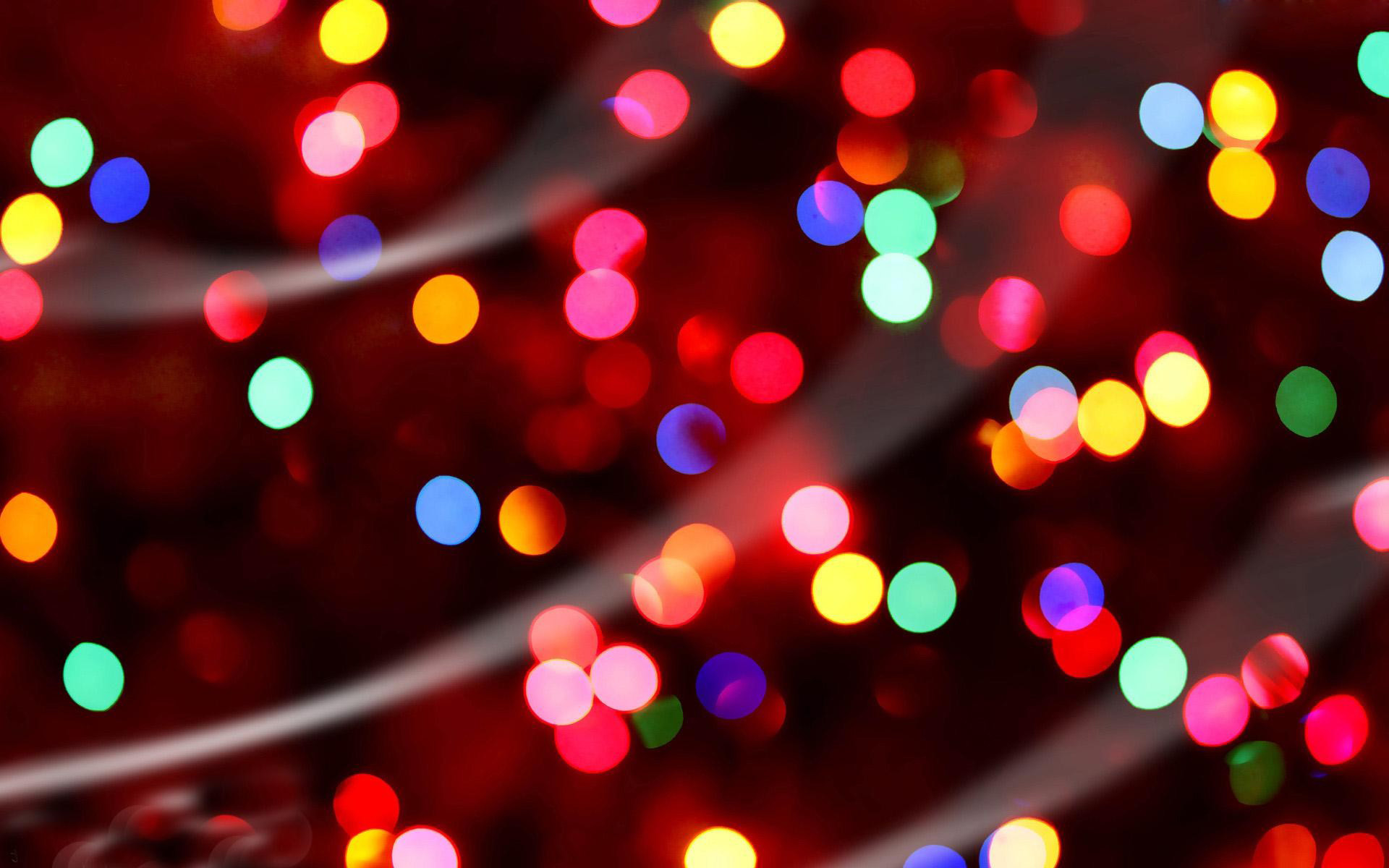 Red Christmas Lights Wallpapers