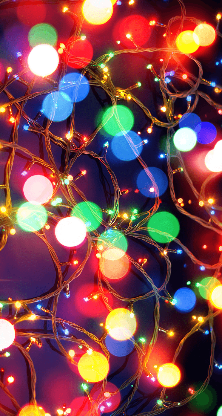 Red Christmas Lights Wallpapers