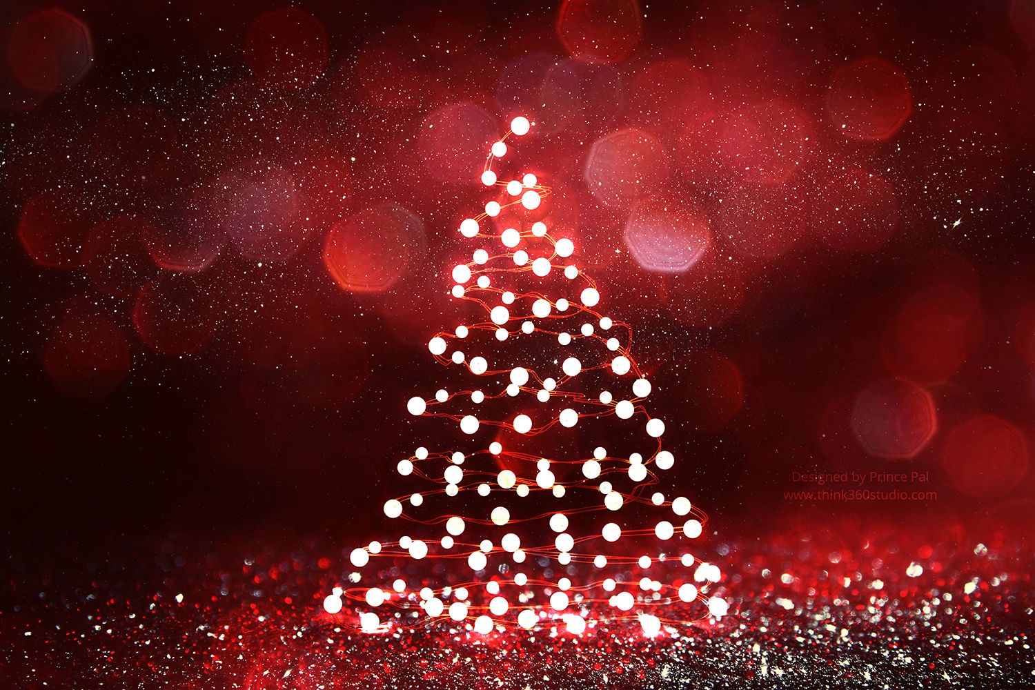 Red Christmas Lights Wallpapers