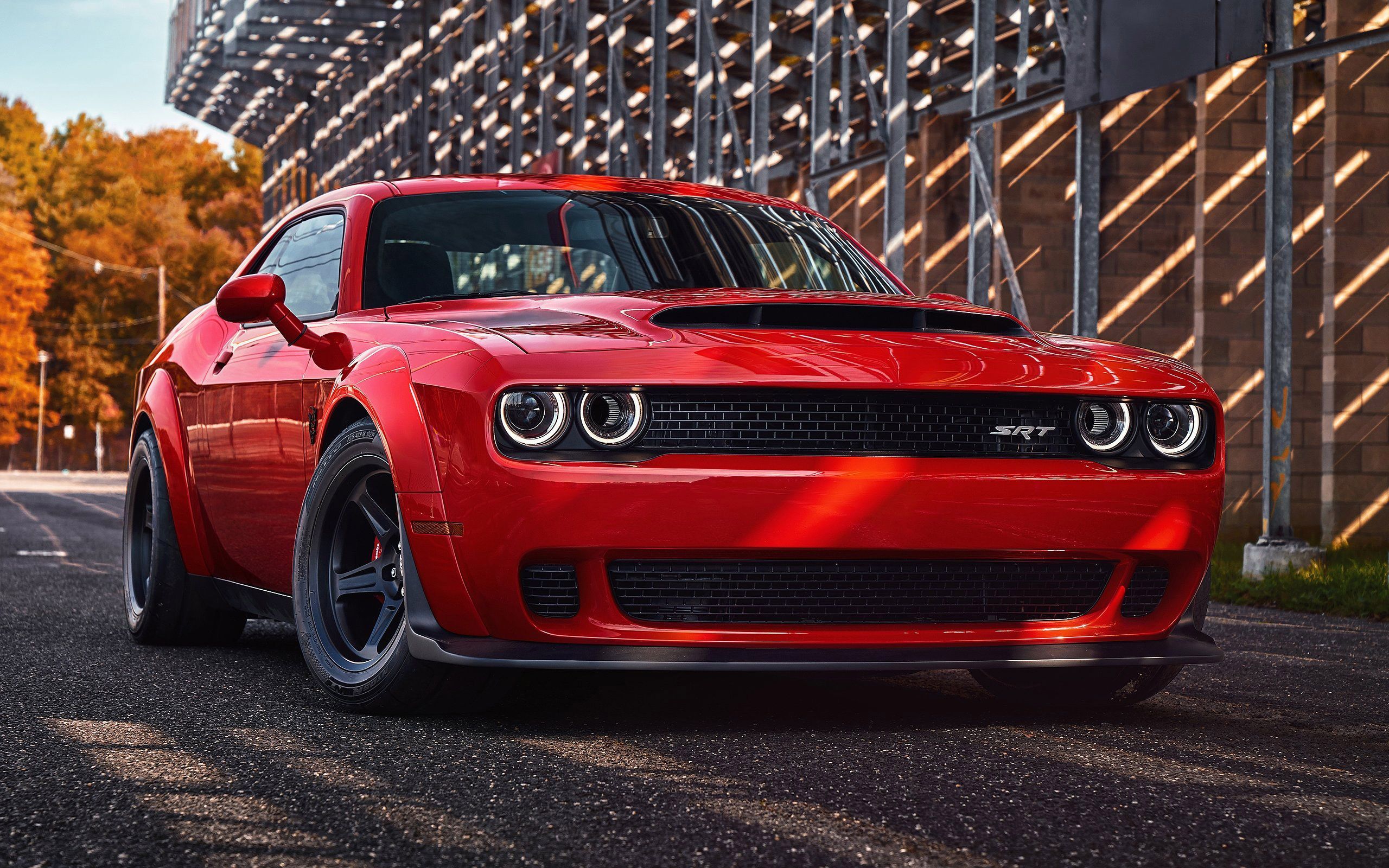 Red Dodge Demon Wallpapers