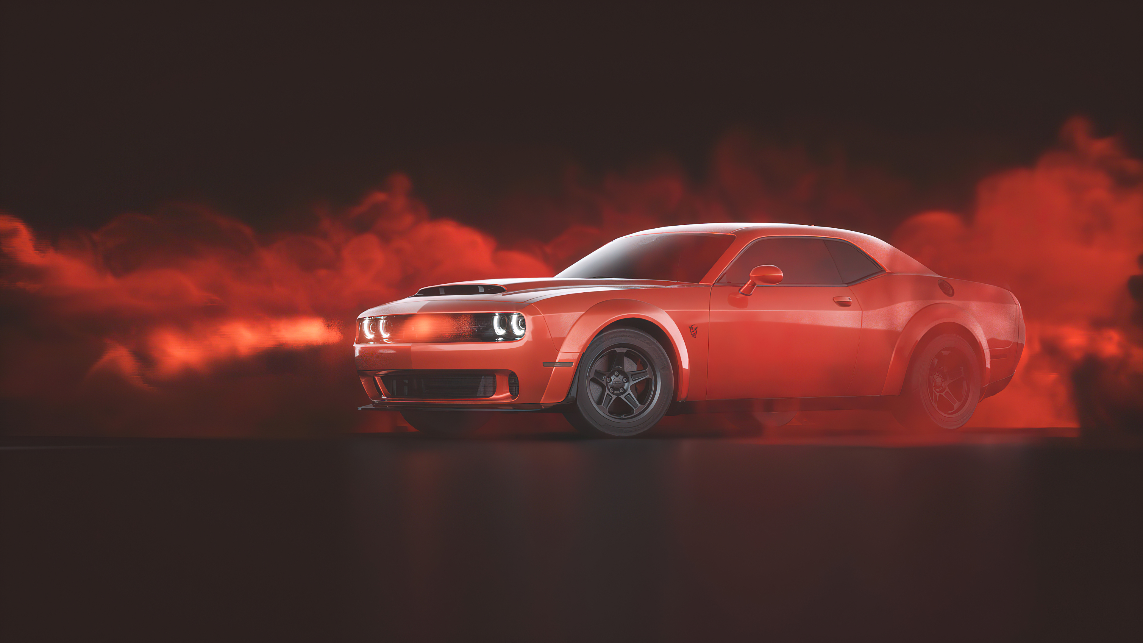 Red Dodge Demon Wallpapers